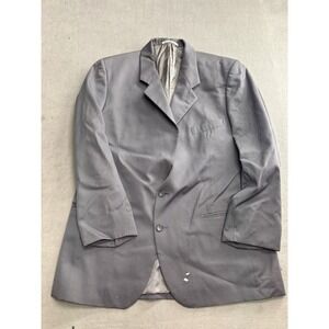 Yves Saint Laurent Menswear Grey Blazer Jacket Made in France Robinson's size ?